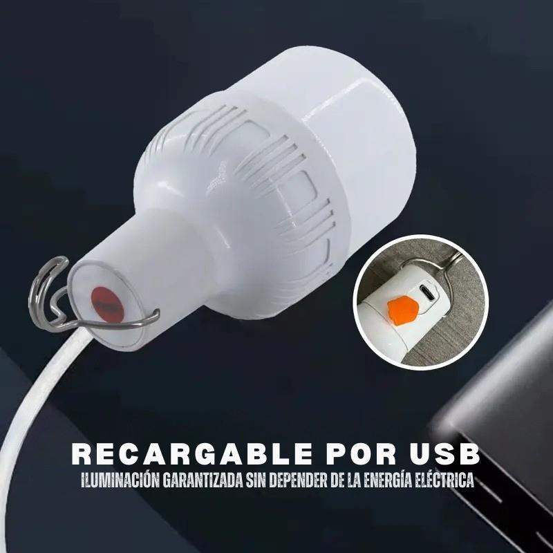 💡Bombillo Led Recargable USB o Solar 🌞