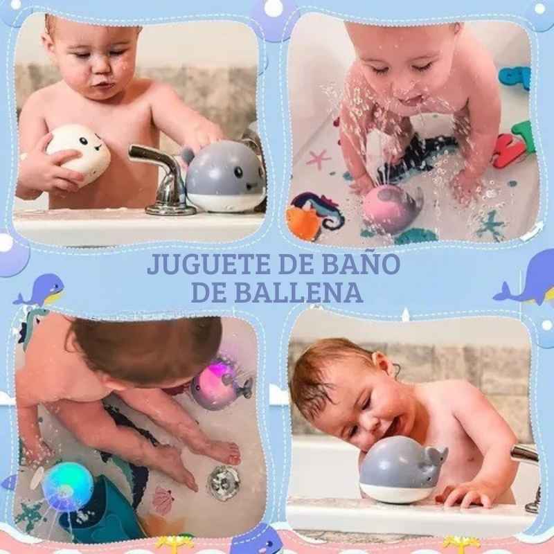 🐳 Ballena Rociadora para Baño 🛁💦