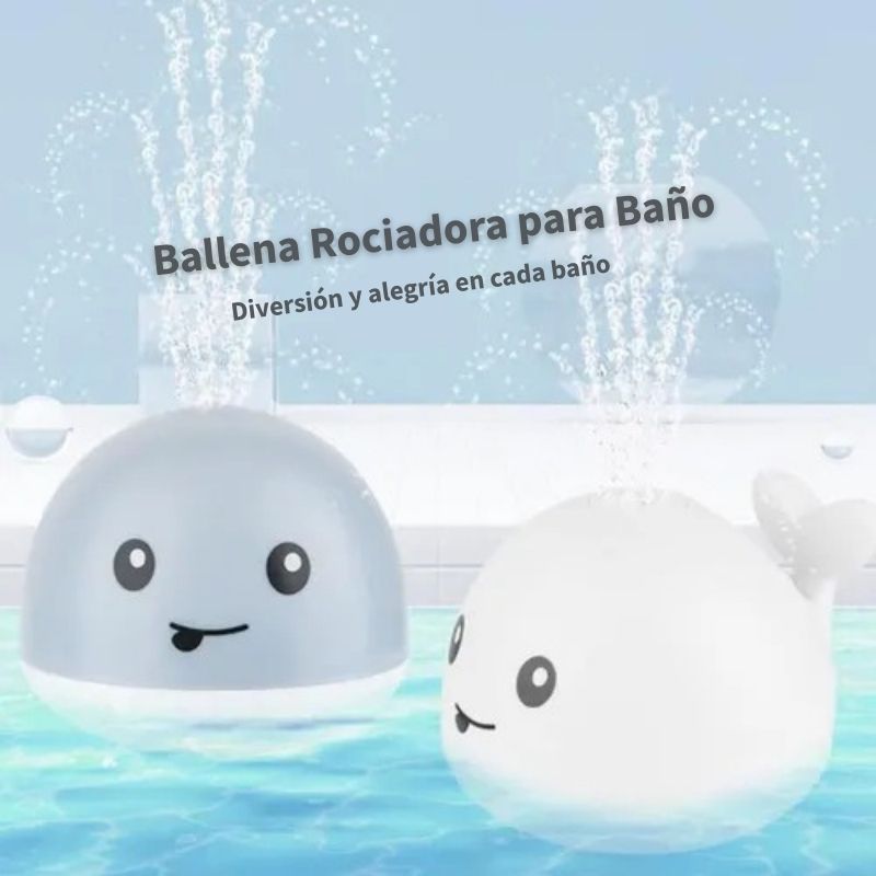 🐳 Ballena Rociadora para Baño 🛁💦
