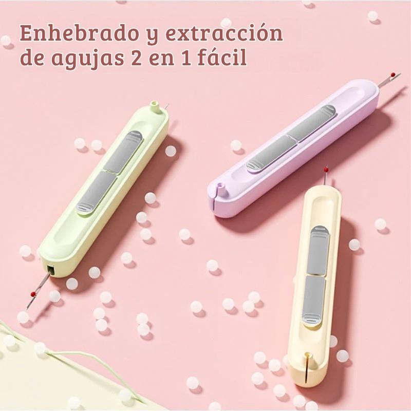 🪡✨Enhebrador Premium y Descocedor de puntadas de Costuras 2 en 1 ✂️
