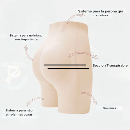 SlimSecret™👗Paga 1 Lleva 2 🤩 Faja-Short Moldeadora Invisible, Ultra comoda con Relleno De Gluteos