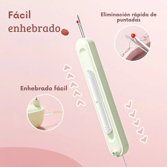 🪡✨Enhebrador Premium y Descocedor de puntadas de Costuras 2 en 1 ✂️