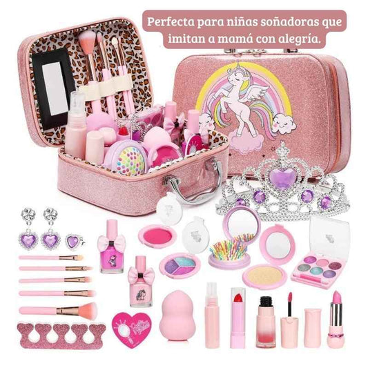 🌟 Maletín de Maquillaje 🦄Fantasía Unicornio para Niñas ✨