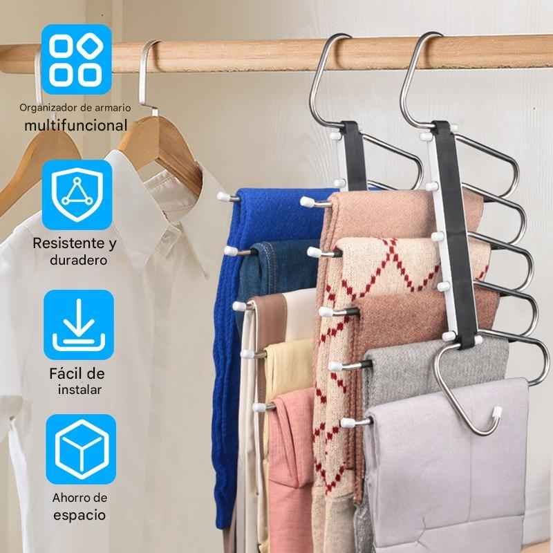 💎 Gancho Organizador Multiusos 5 en 1 🤩Lleva 2 X 1