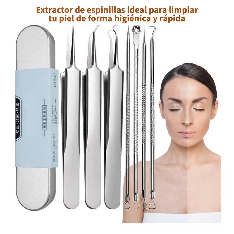 Kit Extractor de Espinillas ✨ Piel limpia y fresca en minutos 😍