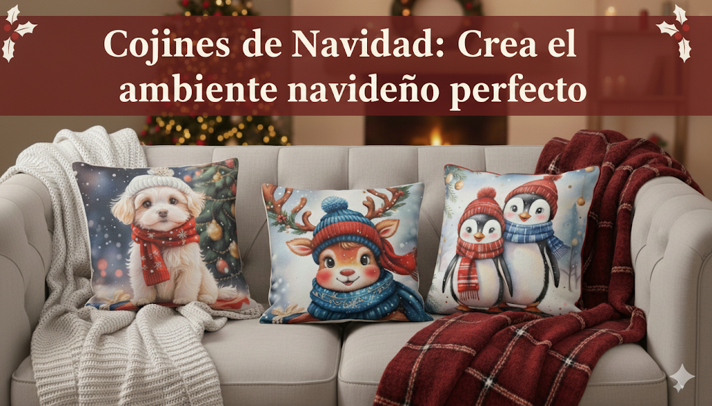 🎅Cojines De Navid, Crea Un Ambiente Navideño Magico - set x 2