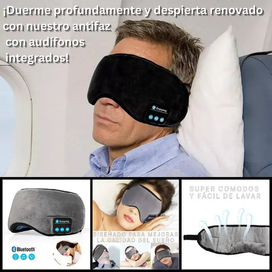 Antifaz Bluetooth Con Audifonos Para Dormir