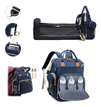 Pañalera Premiun Con Cambiador + Gratis🎁Monedero +👶Curso Virtual Estimulación Temprana