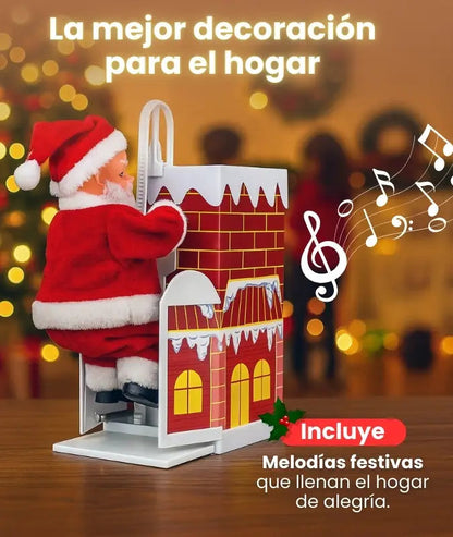 Papá Noel Chimenea con Música y Movimiento