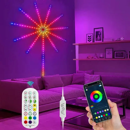 🎅Luces De Navidad 🎄Fuegos Artificiales💃Sincronizan al Ritmo De La Música🎶